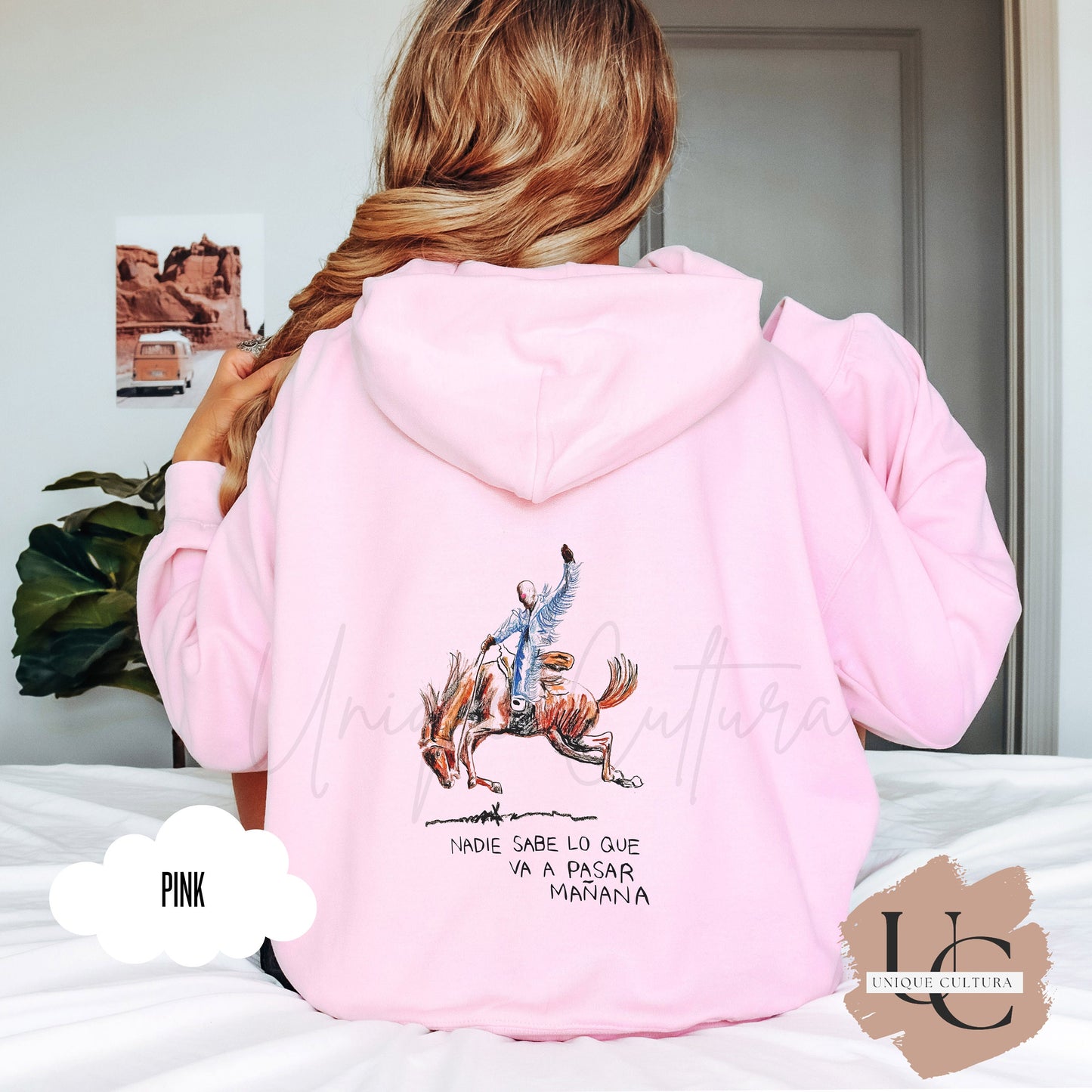 Bad Bunny | Nadie Sabe Lo Que Va Pasar Manana | Caballito | Horse | Cowboy | El Conejo Malo | Hoodie | Gift For Bad Bunny Fan | Benito 2023