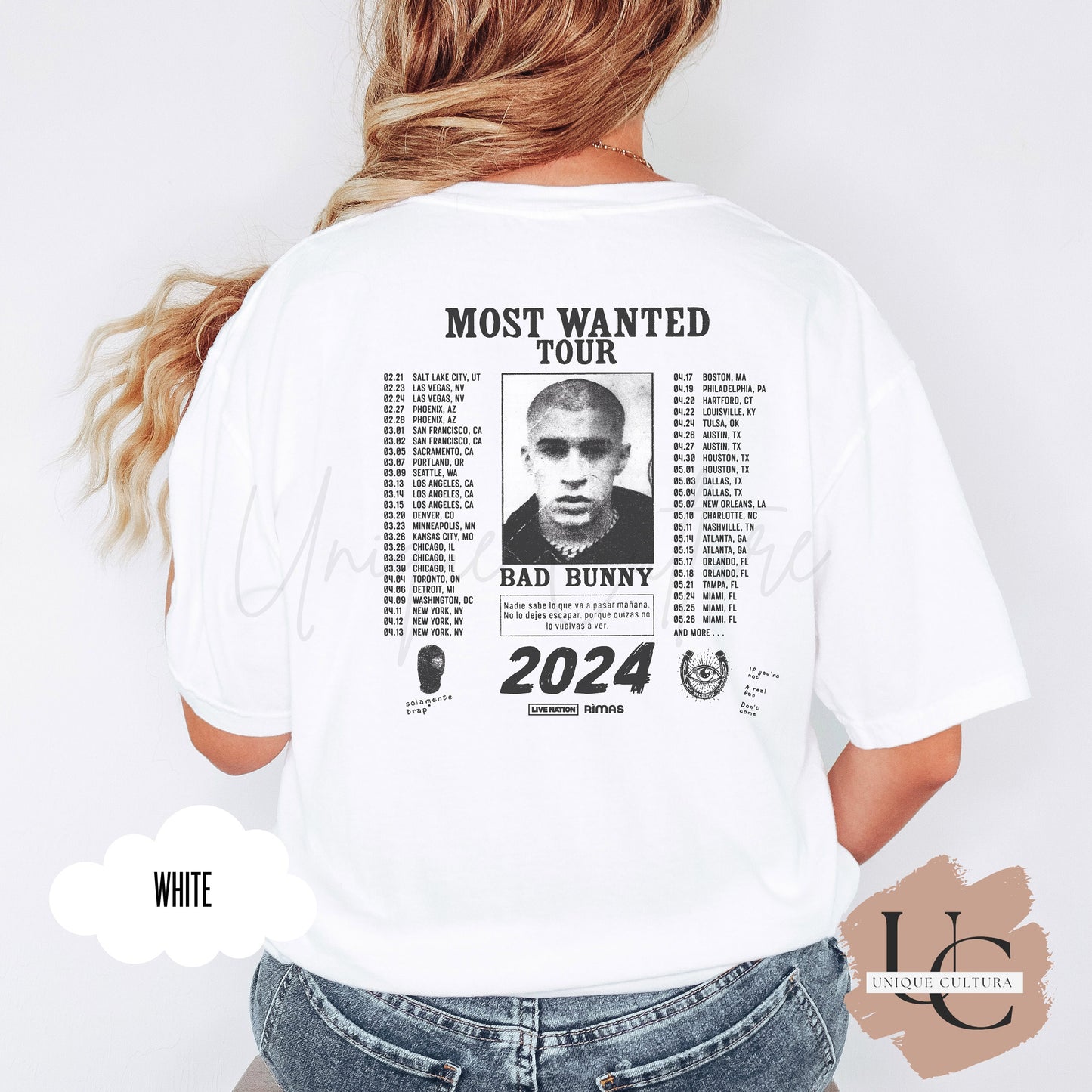 Nadie Sabe Lo Que Va Pasar Manana Tour | Bad Bunny Tee | Bad Bunny Merch| El Conejo Malo | Hoodie | Gift For Bad Bunny Fan | Benito 2023 |