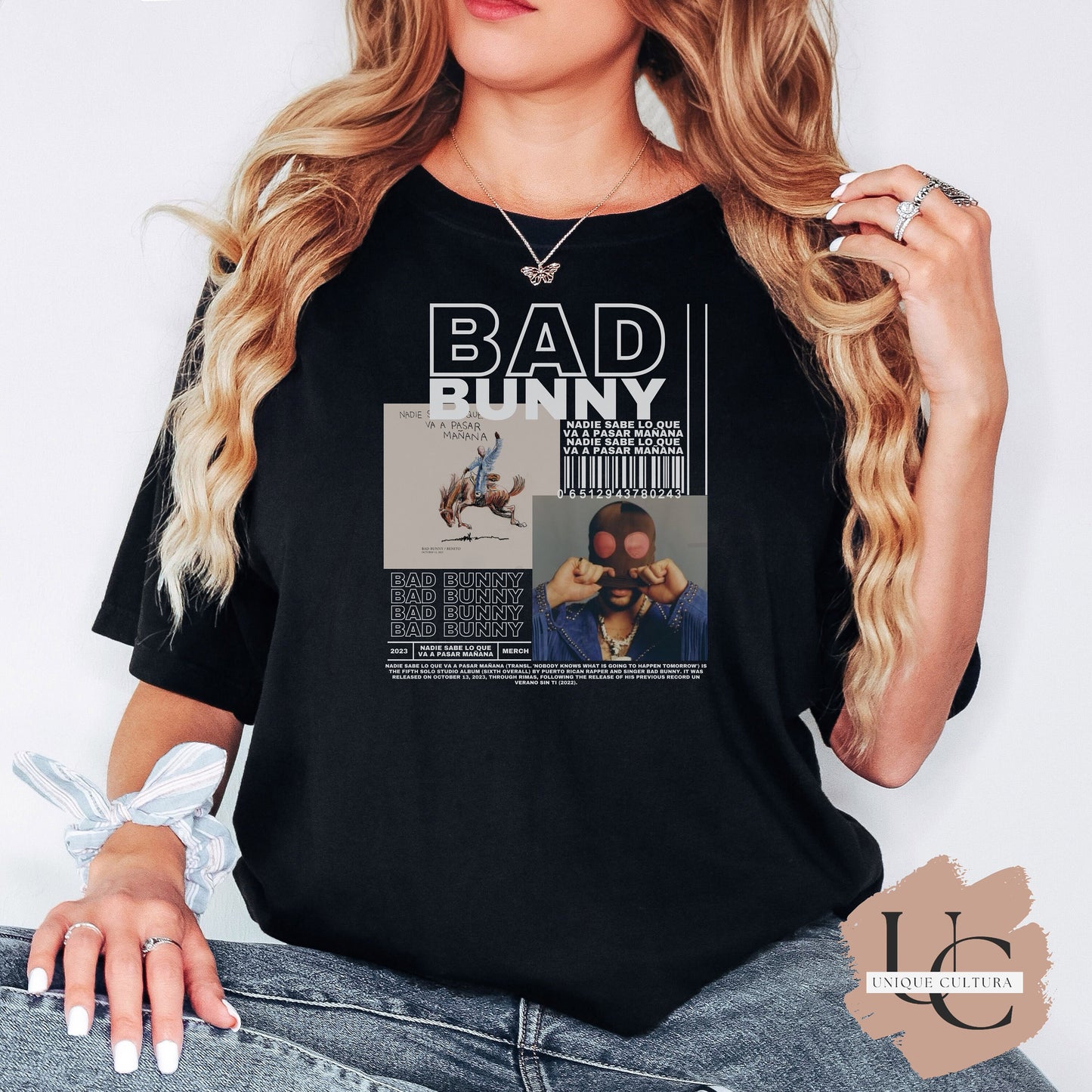 Nadie Sabe Lo Que Va Pasar Manana Tour | Bad Bunny Tee | Bad Bunny Merch | El Conejo Malo | T-Shirt | Gift For Bad Bunny Fan | Benito 2024