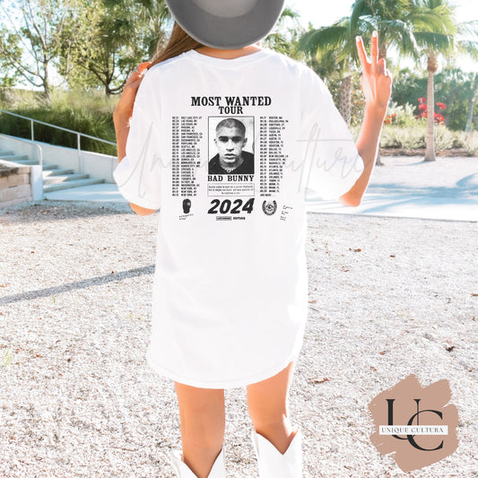 Nadie Sabe Lo Que Va Pasar Manana Tour | Bad Bunny Tee | Bad Bunny Merch | El Conejo Malo | Graphic | Gift For Bad Bunny Fan | Benito 2024 |