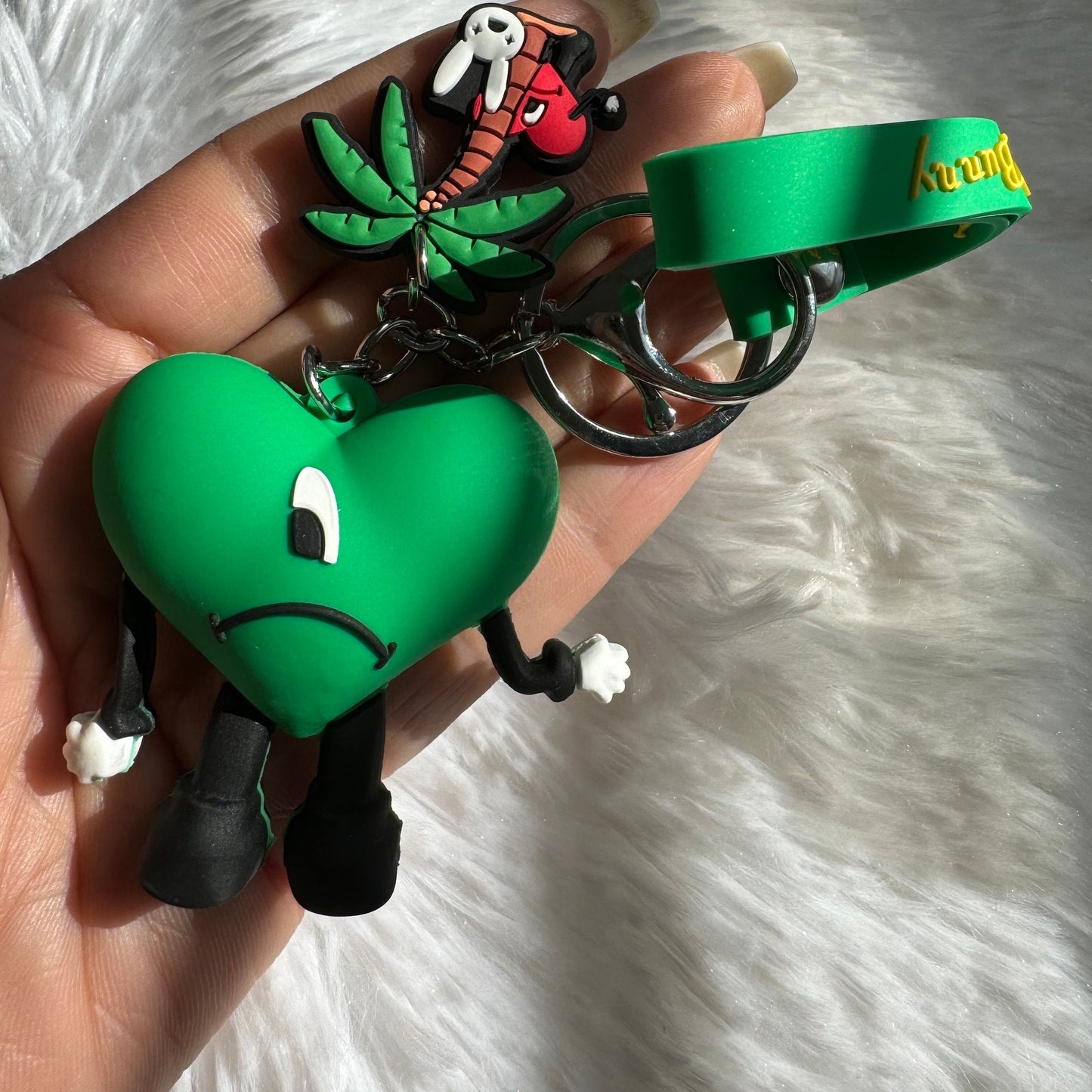 Keychain UVST Bad Bunny | Uno No Sabe Lo Que Va Pasar Mañana Tour | Bad Bunny Merch | Bad Bunny Fan Gift | St Patty | Birthday |